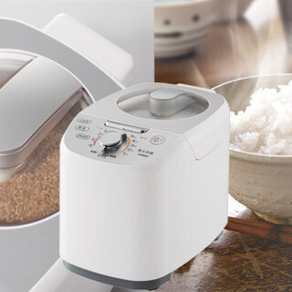 ツインバード、米が割れにくいコンパクトな精米器