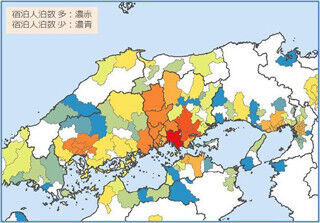 コロプラ、岡山県倉敷市に位置情報ビッグデータ分析レポートを提供