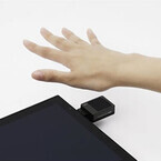 富士通、モバイル機器向けに小型サイズの手のひら静脈認証センサを発表
