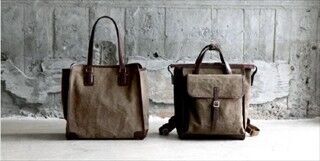 土屋鞄製造所　革と生地のエイジングを愉しむレザーキャンバスバッグを発売