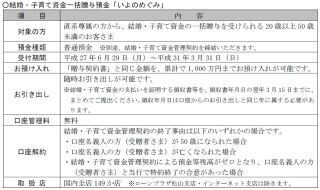伊予銀行、結婚・子育て資金一括贈与預金「いよのめぐみ」の取扱い開始