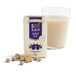 調製豆乳より脂質を86%、カロリーを39%カットした低脂肪豆乳が発売