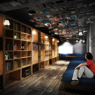 東京都・池袋に&quot;泊まれる本屋&quot;がテーマのホステル開業-本棚ベッドで夢を