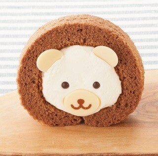 シャトレーゼ、しろくまをイメージした「ふんわりくまさんロール」を発売