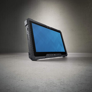 デル、米軍MIL規格準拠の超頑丈Winタブ「Latitude 12 Rugged タブレット」