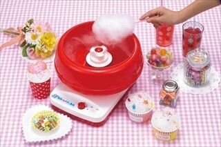 好みの味のあめ玉から"わたあめ"を作れる「わたあめメーカー」登場