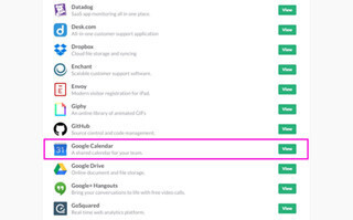 コミュニケーションツール「Slack」がGoogleカレンダーと連携