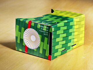 WHITEら、タッチ操作が可能なダンボール製VRゴーグル「MilboxTouch」を開発