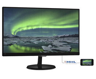 フィリップス、AH-IPS採用の21.5/23/25型フルHD液晶 - 2.5mmの狭額ベゼル