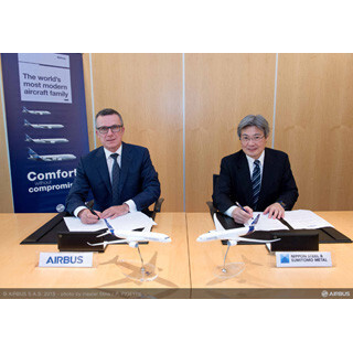 エアバス、新日鐵住金とチタンおよび鉄鋼製品における協力拡大へ