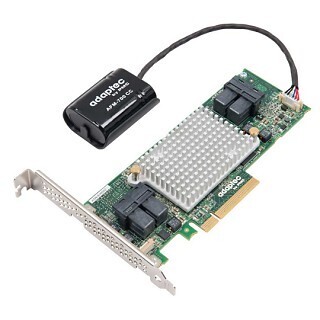 Adaptec、ライトキャッシュ保護機能を搭載した12Gb/秒対応のRAIDアダプタ