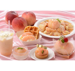 東京都・自由が丘スイーツフォレストで「山梨ももスイーツまつり」を開催