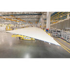 エアバス、A350-1000初号機の主翼の組み立てを開始