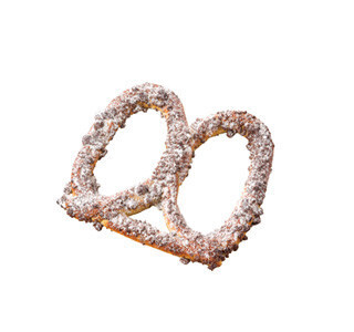 ソフトプレッツェル専門店にザクザク食感の「クッキー&バニラ」が限定登場