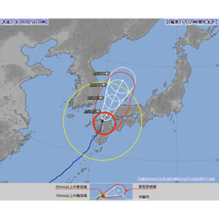 台風第15号が強い勢力で日本上陸 - 熊本県から福岡県へ進行