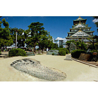 大阪府・大阪城公園に超大型巨人の足跡が出現! 「進撃の巨人展」狙いか