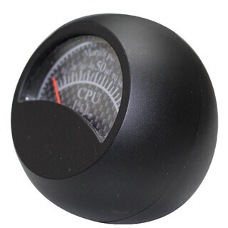 MARSHAL、PCの状態を表示するUSB接続の球形アナログメーター