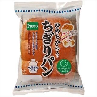 敷島製パン、ほんのりミルク味のパン「ゆめちから入りちぎりパン」を発売
