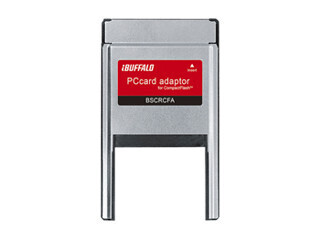 バッファロー、CFカードをPCカードType IIとして使える変換アダプタ