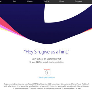 米Apple、スペシャルイベントのライブ中継を実施