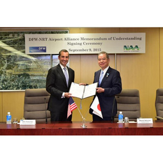 成田空港、ダラス・フォートワース空港と覚書締結 - 2大ハブの協力関係強化