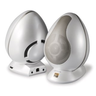 東和電子、96kHz/24bitまでのハイレゾ音源に対応した卵型スピーカー