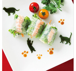 猫の形にくりぬかれた昆布「ねこんぶ」が販売中