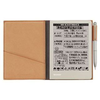 シャープ、紙のノート感覚でメモやイラストが残せる電子ノート