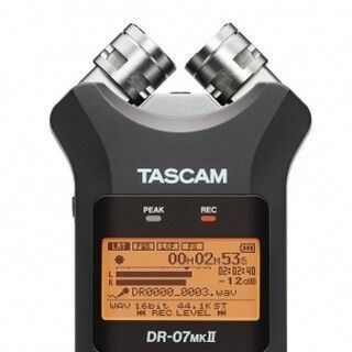 TASCAM、24bit/96kHz対応リニアPCMレコーダー「DR-07MKIIJ」発売