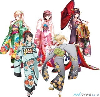 『Fate』『冴えカノ』のオリジナル和服フィギュアシリーズが制作決定
