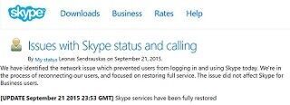 Skypeの大規模障害、完全復旧へ