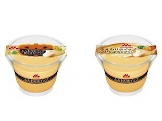 森永乳業、「ふんわりホイップ Wかぼちゃプリン」を期間限定発売