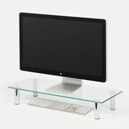 センチュリー「白箱.com」、強化ガラスの液晶ディスプレイ用スタンド