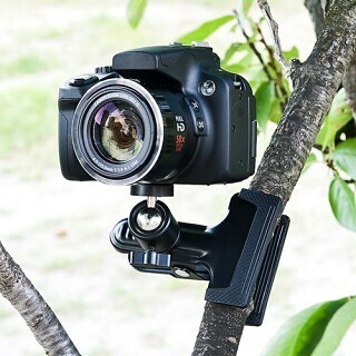 山陽トランスポート、カメラを色々な場所に固定できるクリップ式ホルダー