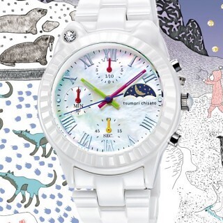 セイコーネクステージ、ホワイトセラミック採用の「white cat!」