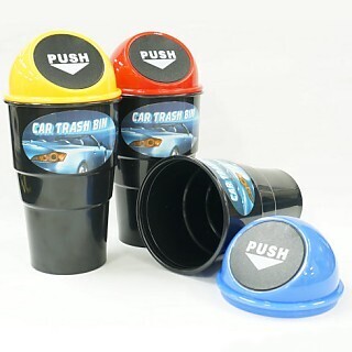 車の中はキレイにしよう - ユニットコム、ドリンクホルダー用の小型ゴミ箱