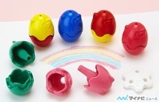 サンリオ、なめても安心で手が汚れない「ハローキティ プリモモくれよん」