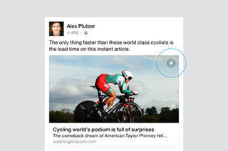 米Facebook、「Instant Articles」のiPhone版を正式ローンチ