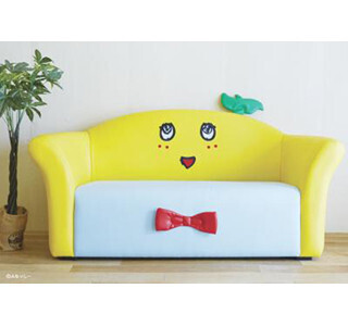 ふなっしーの家具シリーズに、リボンや葉っぱも再現したソファ登場