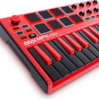限定カラーのミニ・キーボード「AKAI Professional MPK mini MK2 RED」発売