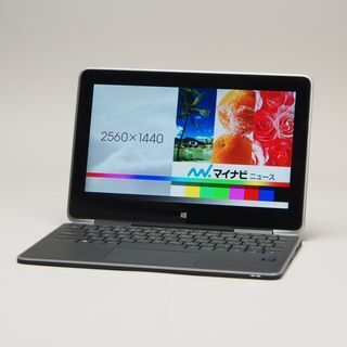 WQHD解像度で2in1スタイルの11.6型モバイルノートPC - デル「New XPS 11」を試す (1) デル「New XPS 11」レビュー - WQHD解像度の11.6型モバイルノートPC