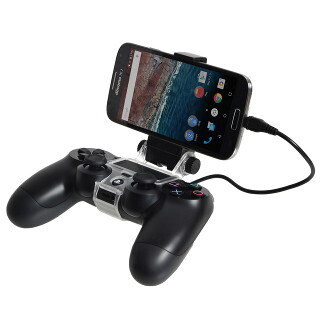 PS4コントローラーにスマホ固定できるホルダー