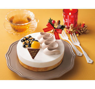 白みそや醤油、栗など&quot;和&quot;の素材を使ったクリスマス向けのチーズケーキ登場