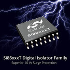 シリコンラボ、デジタルアイソレータ「Si86xxxT」ファミリを発表