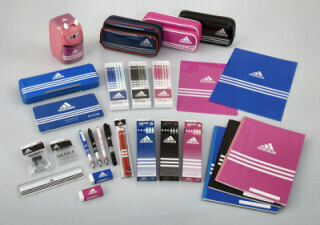 三菱鉛筆、アディダス監修の児童～中高生向け文房具