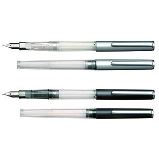 セーラー「ハイエースネオ万年筆」にボディからペン芯まで透明なモデル登場