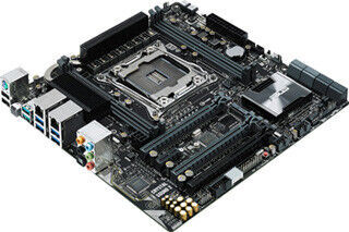 ASUS、Intel X99を搭載したマイクロATXマザーボード「X99-M WS/SE」