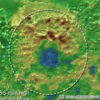 冥王星に「氷の火山」か - NASAが探査機の画像で発見