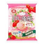 7年ぶりに再登場、「白い風船 なめらか苺クリーム」発売 - 亀田製菓