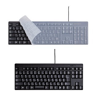 エレコムの横幅が短いキーボード - テンキーやカバーの有無で計8モデル